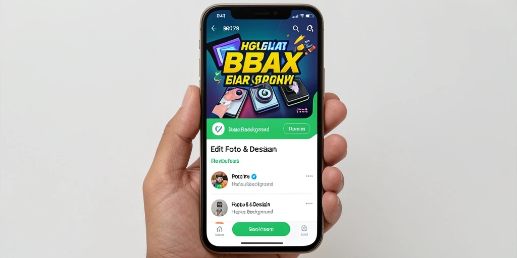 Screenshot utama aplikasi Hapus Background BRO178 menunjukkan antarmuka yang sederhana dan intuitif.