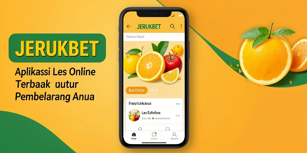Antarmuka JERUKBET yang ramah pengguna untuk Les Online.