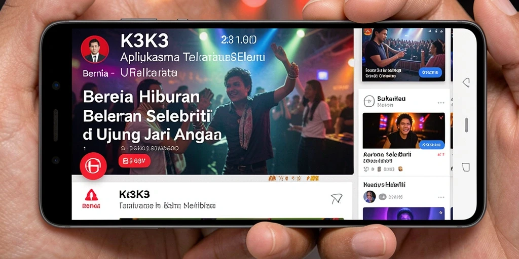 Tampilan antarmuka K3K3 yang modern dan mudah digunakan.