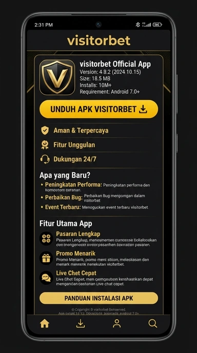 Unduh dan Instal APK Visitorbet untuk Pengguna Android